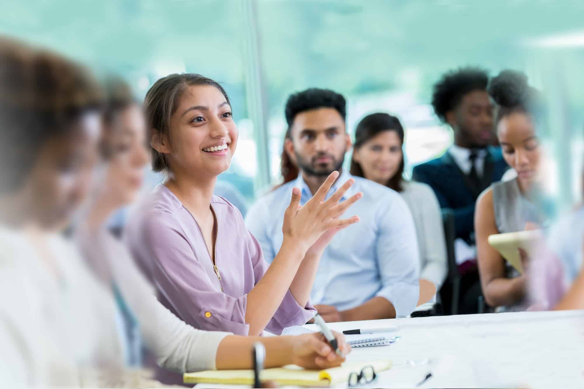 SMART&trade; Companies header image, group of students