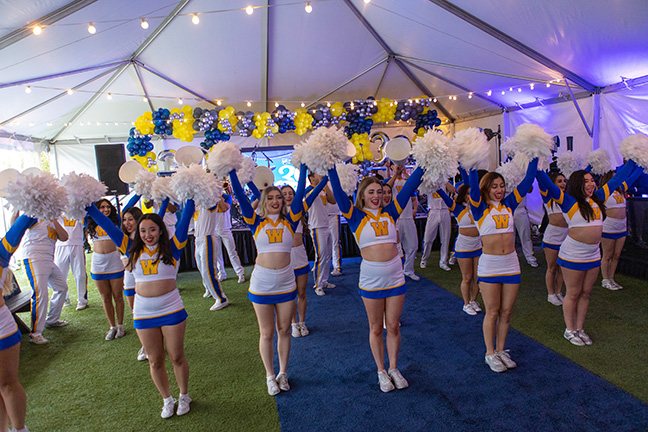 westcliff 30th anniversary cheerleaders