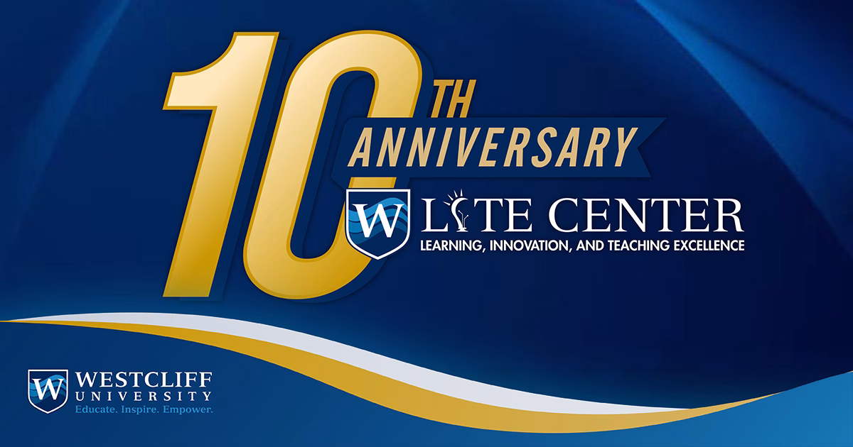 Practical AI training for higher education faculty at Westcliff University LITE Center